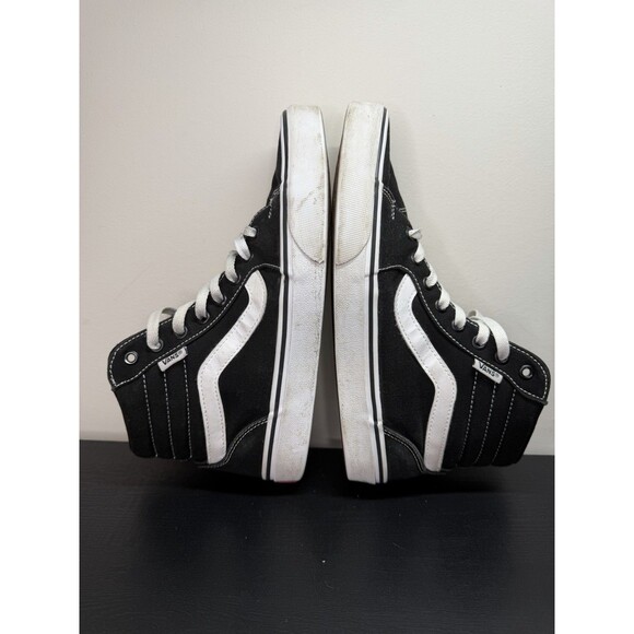 VANS Off THE WALL SK8 HI-TOP Black White Sneakers 721356 Womens 10, Mens 8 - Picture 4 of 8